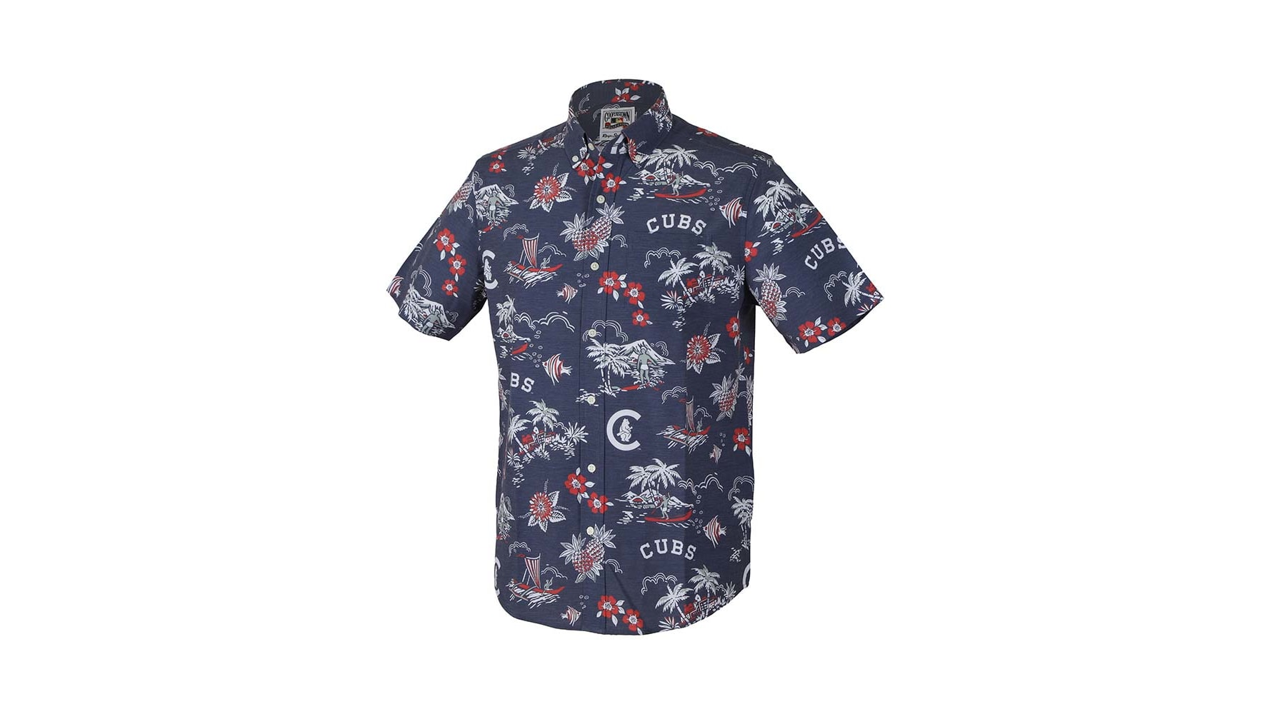 chicago cubs dress shirt Chicago CUBS Cotton Dress Shirt Blue NWT Wight & Pitson M L XL 2XL 3XL