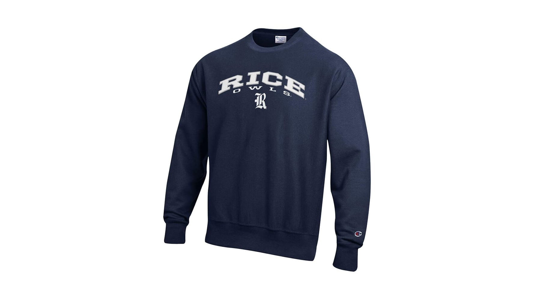 Sweat-shirt Rice University MV Sport – Bleu Marine – Taille M – Coton Mélangé