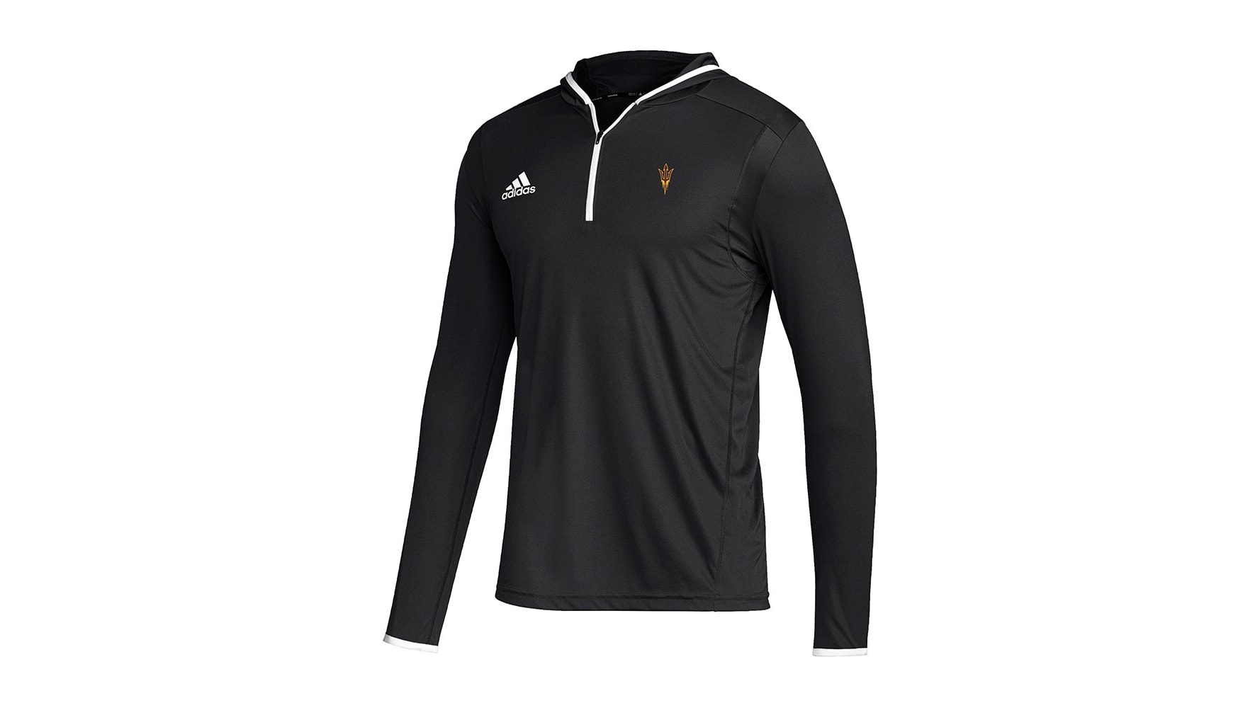 【Devil Kim】Wound Zip Long Sleeves Arizona State Sun Devils Sweatshirts & Sweaters | Official Big 12