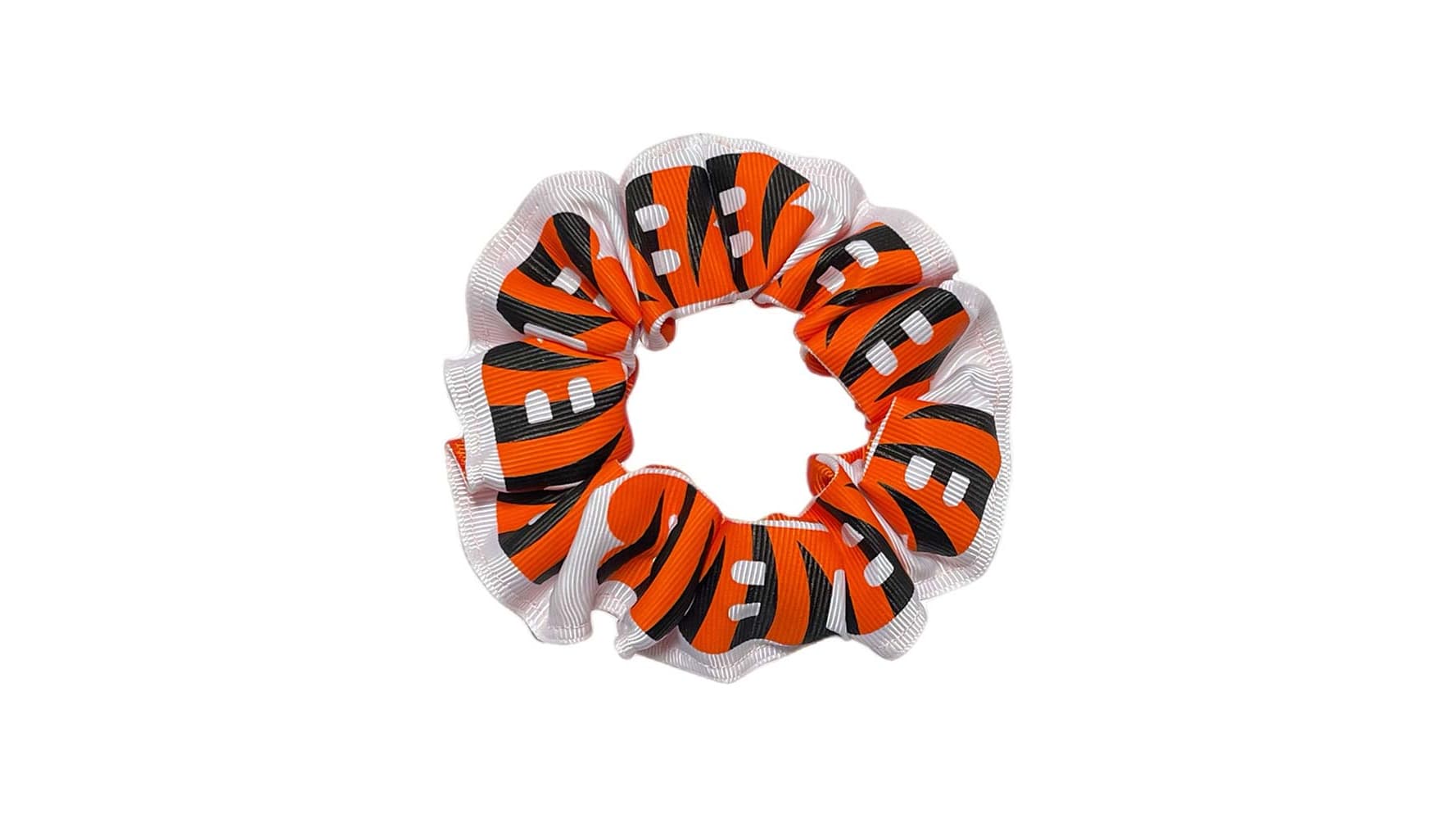 LELE SADOUGHI x NFL CINCINNATI BENGALS ORANGE BOW SCRUNCHIE - NWT Bengals Bad Bunny Bowl LX 2025 2026 Football Jersey main image 2