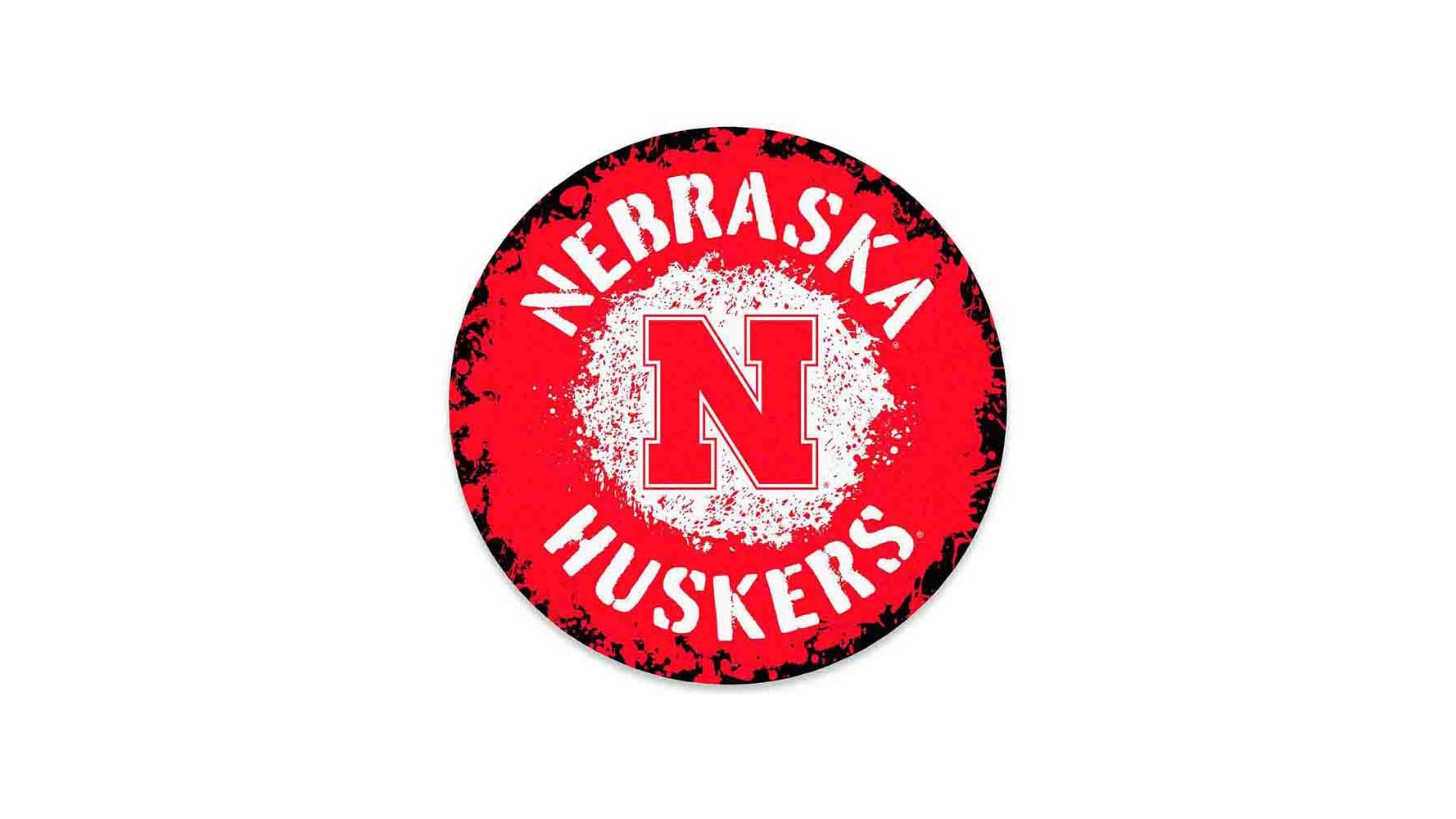 Insegna Da Parete NCAA Nebraska Cornhuskers - 28x43 Cm, Colori Della Squadra, Wincraft