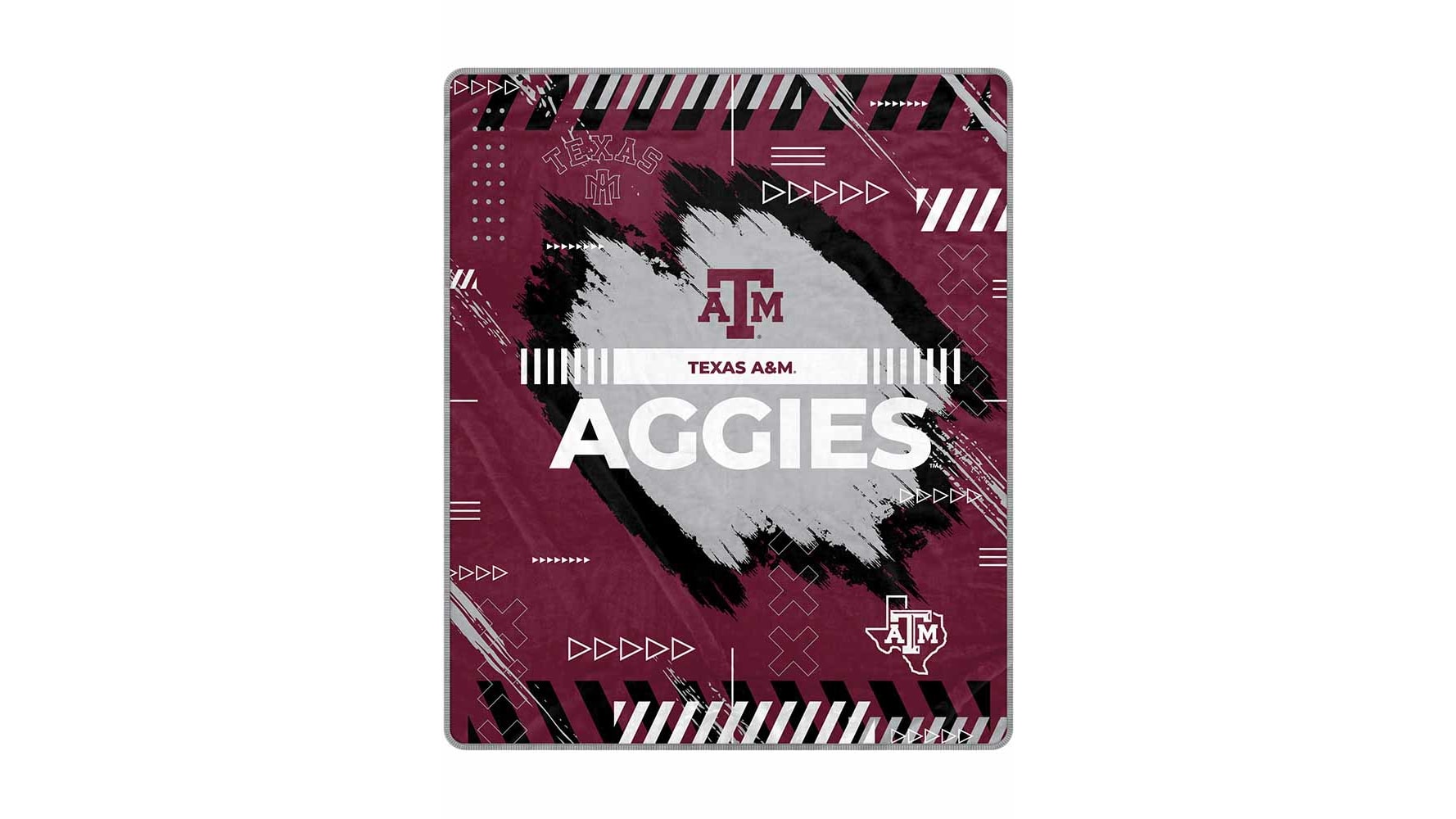 Northwest NCAA Texas A&M Aggies Large Soft Fleece Throw Blanket 50" X 60" Multi-Color