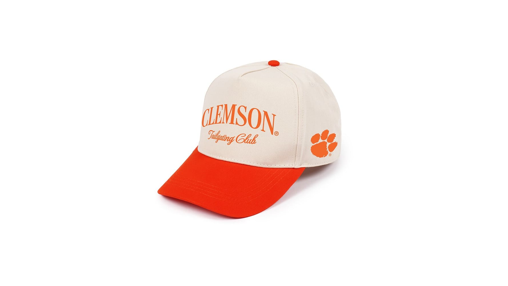 Casquette Clemson Tigers Ajustable – Orange, Brodée – état Neuf (EUC)