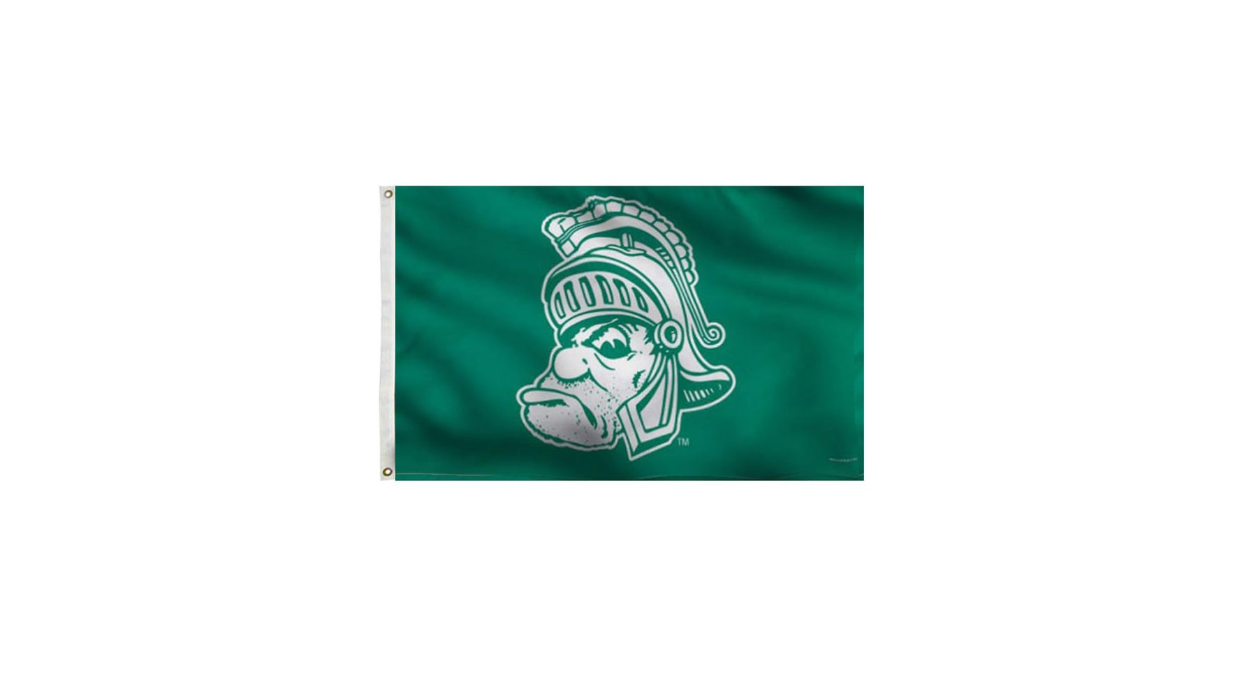 Targa Auto Cromata FANMATS – Michigan State Spartans – 15,2 X 30,5 Cm – Acciaio Inox