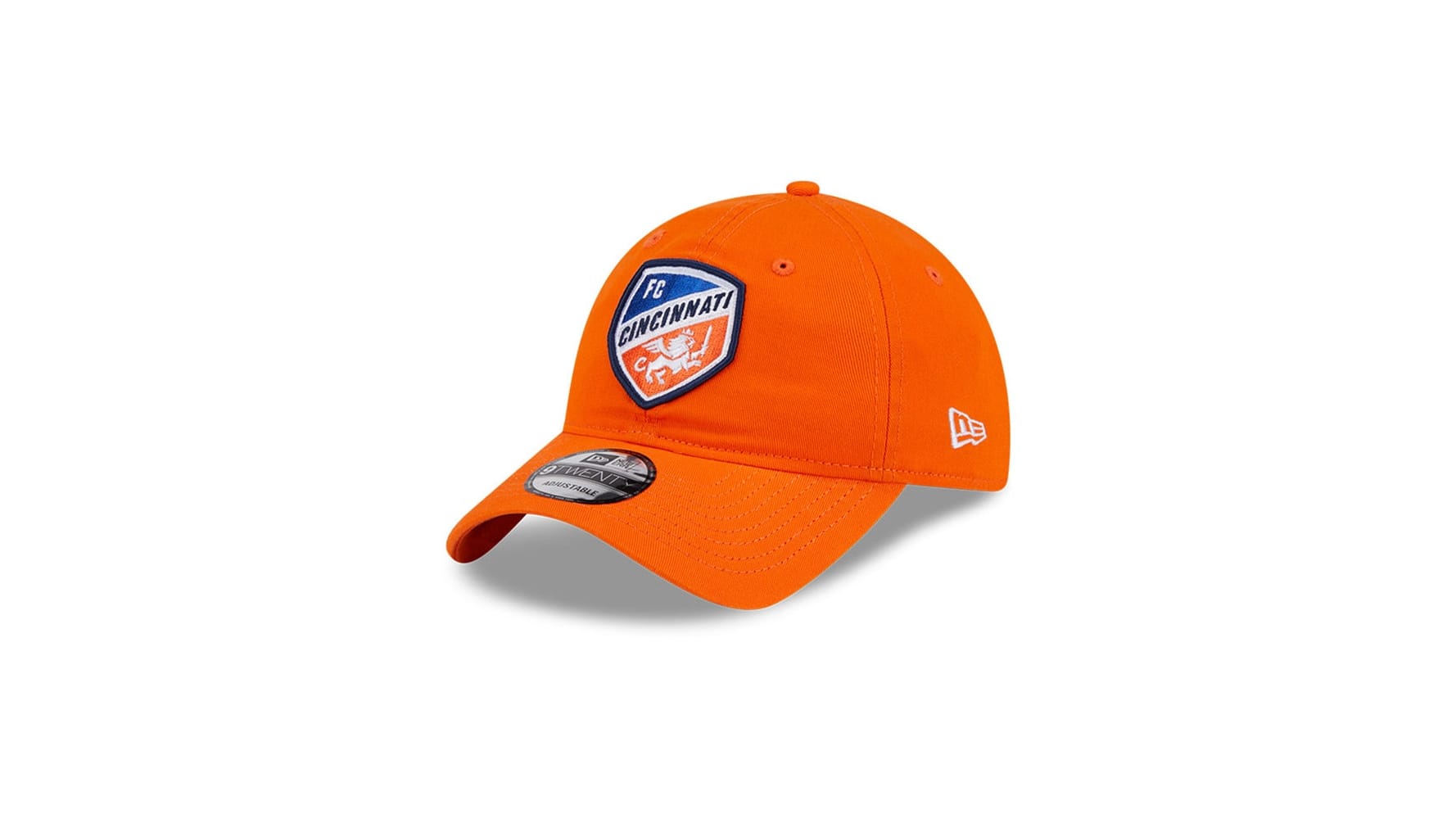 New Era FC Cincinnati White Blue Orange Leopard Print Baseball Cap TRUE. Leopard 59FIFTY Fitted Hat – New Era Cap main image 2