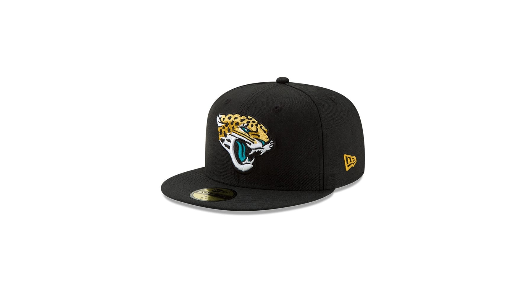Bonnet New Era Jacksonville Jaguars – Noir, Taille Unique, Laine Acrylique, Doublure WINTERERA, Pompon, Officiel