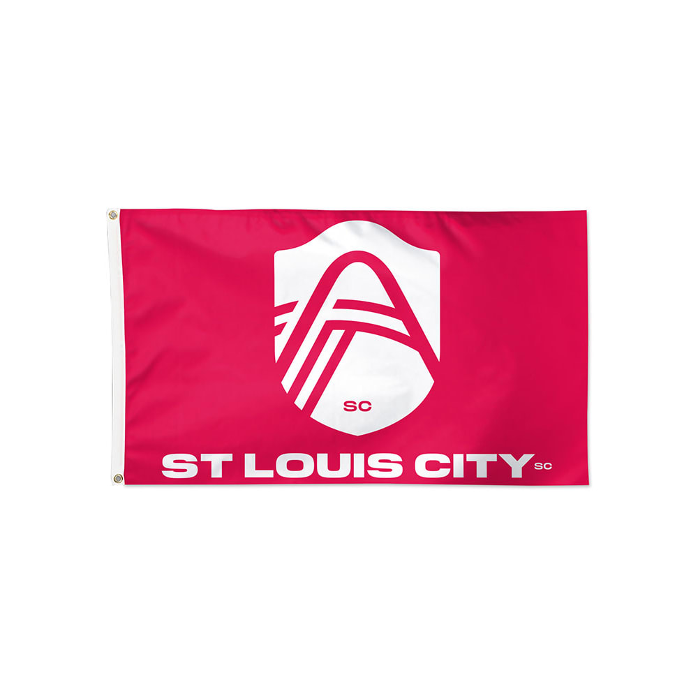 City Of St. Louis Flag Embroidered Iron-On Patch – 3x2 Inches, Red & Polyester