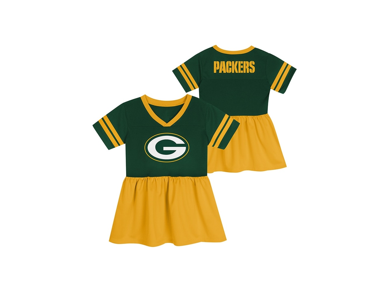 green emerald velvet dress Green Bay Packers Womens Plaid Bib Shortalls FOCO main image 0