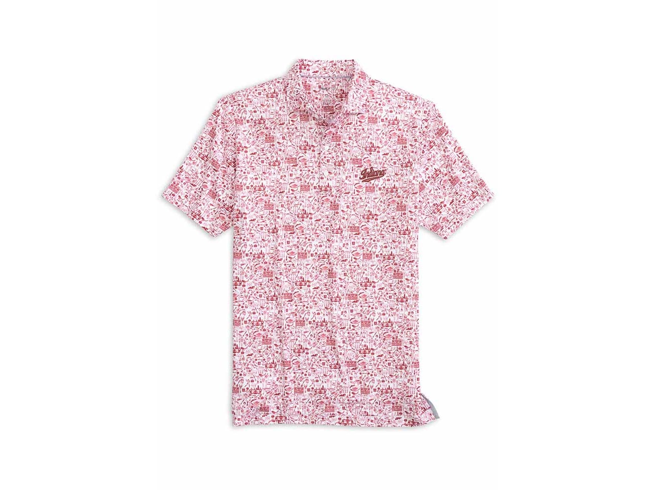 indiana university dress shirt Men's Antigua Black Indiana Hoosiers Porter Woven Tri-Blend Long Sleeve Button-Down Shirt Size: Small
