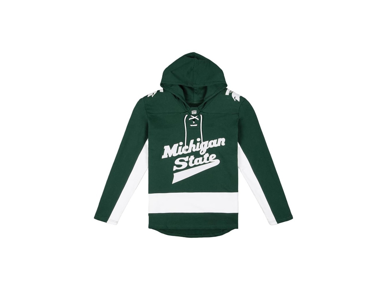 men's nike white michigan state spartans local performance pullover hoodie