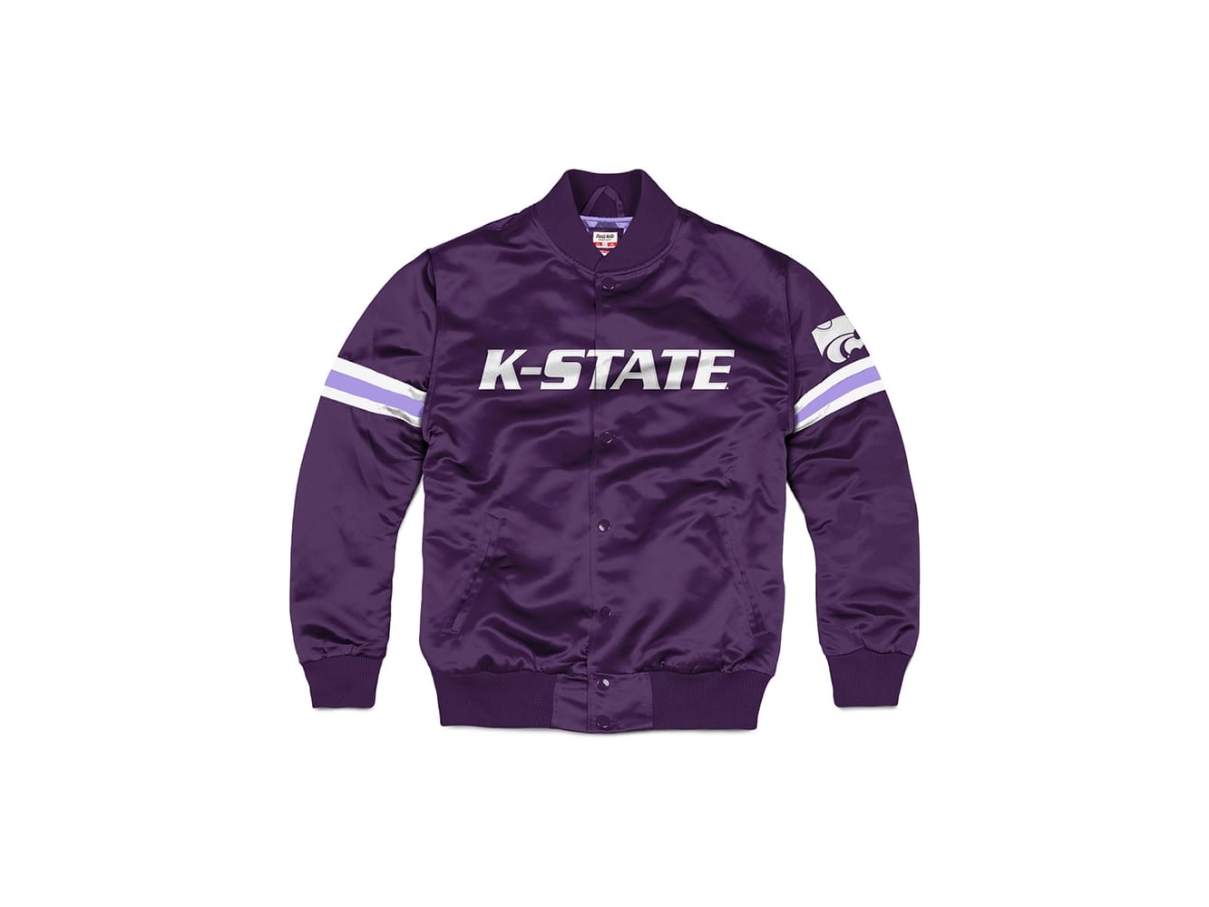 Ouray Sportswear Giacca Donna Con Zip, Kansas State Wildcats, In Poliestere E Spandex, Leggera E Traspirante, Con Fori Pollici E Logo Ricamato