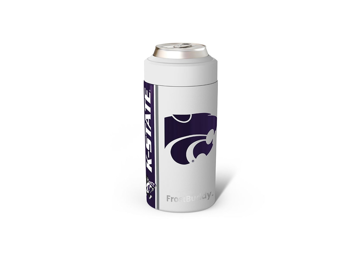 Logo Brands Tazza NCAA Kansas State Wildcats – Righe Da 425 Ml, Perfetta Per Caffè E Tè, Adatta A Microonde E Lavastoviglie