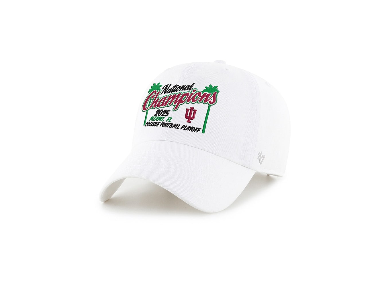 Casquette Snapback Vintage Indiana Hoosiers Années 90 - Grand Logo, Visière Verte - Neuf Avec étiquettes