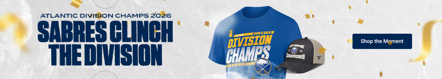 Atlantic Division Champs 2026 Sabres Clinch The Division | Shop The Moment