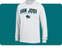 Shop San Jose Sharks White