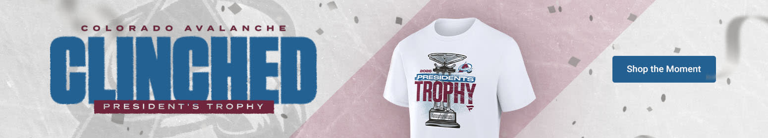 Colorado Avalanche Clinched Presidents Trophy | Shop The Moment