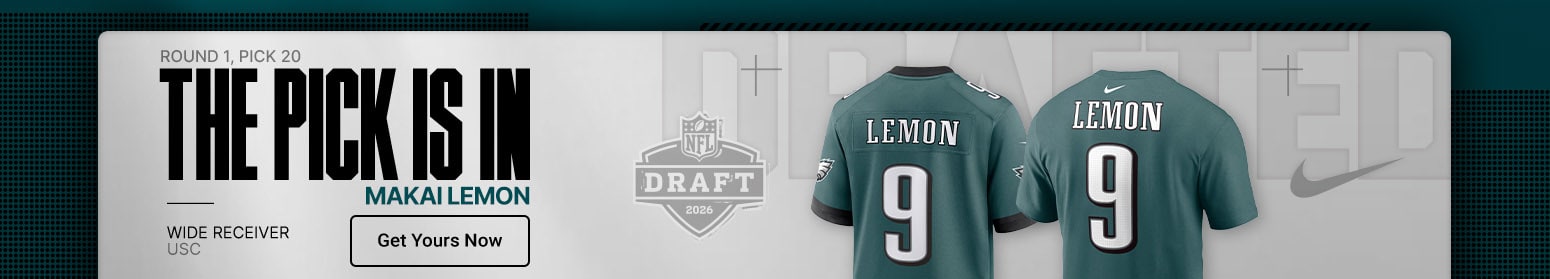 Shop Makai Lemon NFL Draft Merchandise