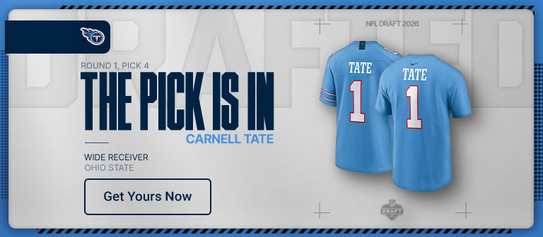 Shop Carnell Tate NFL Draft Merchandise
