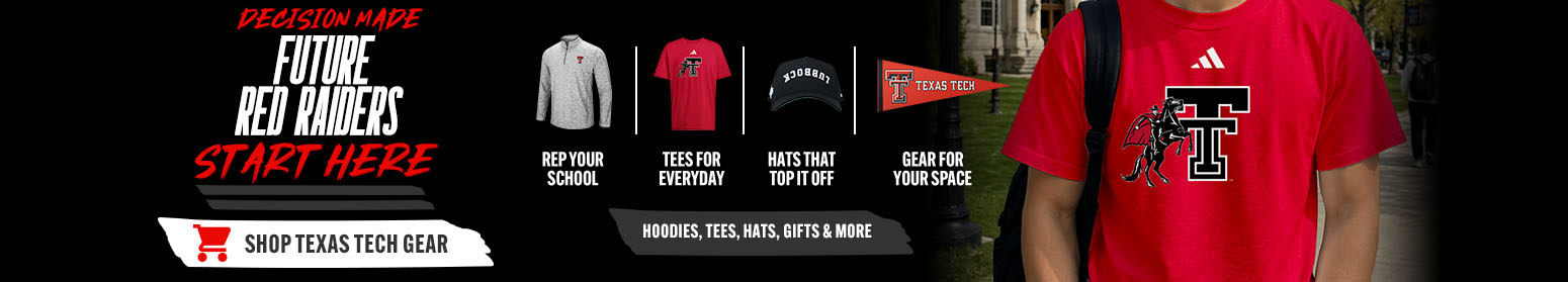 Decision Made Future Red Raiders Start Here | Shop Texas Tech Gear