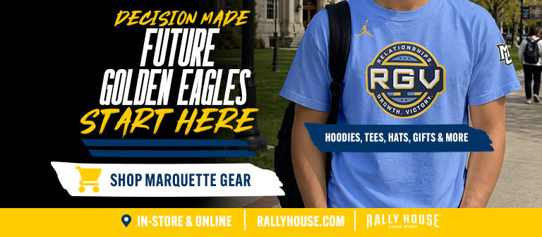 Decision Made Future Golden Eagles Start Here | Shop Marquette Gear