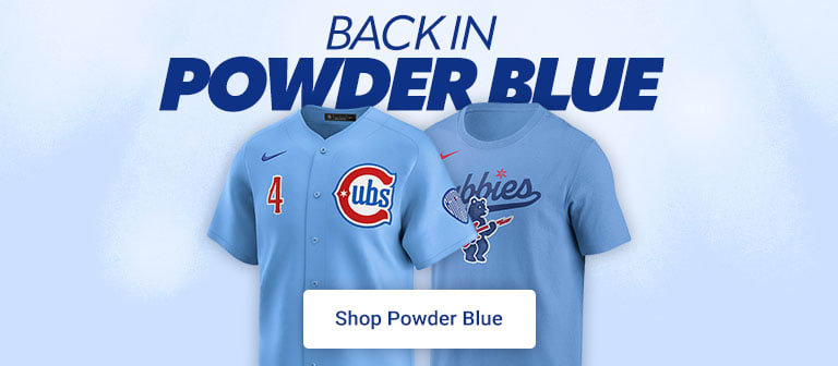 Back in Powder Blue | Shop Cubs Powder Blue
