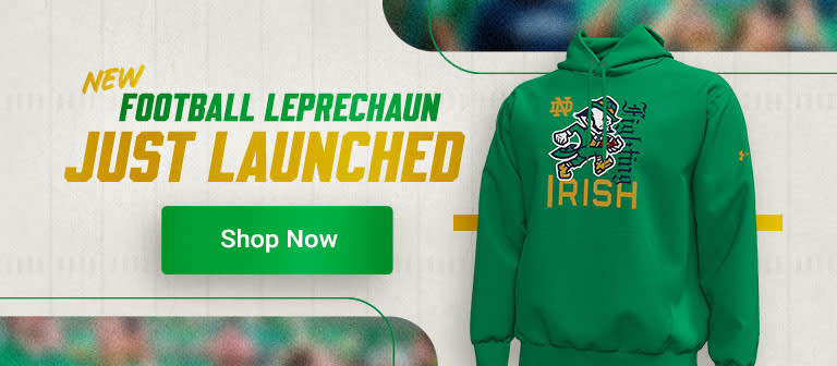 new football leprechaun just launched | shop now