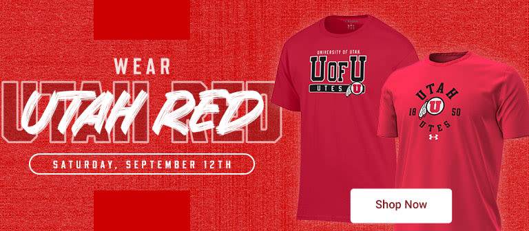Wear Utah Red| Saturday, September 12th | Shop Now
