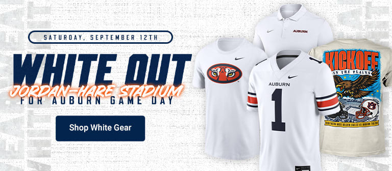 white out Jordan hare stadium for auburn game day | shop now
