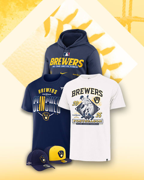 MLB Milwaukee Brewers Postseason Gear | Shop Now