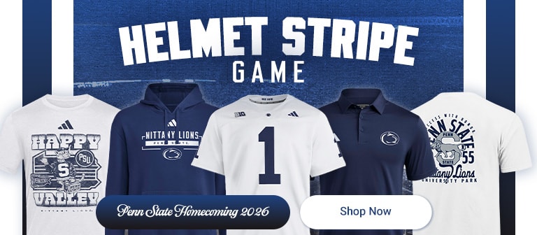 Helmet Stripe Game | Penn State Homecoming 2026 | Shop Now
