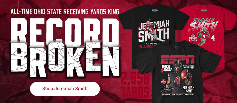 All-time Ohio Receiving Yards Yards Kind | Record Broken | Shop Jeremiah Smith