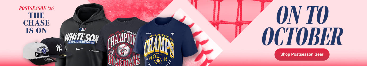 Postseason '26 The Chase Is On | On To October | Shop Postseason Gear