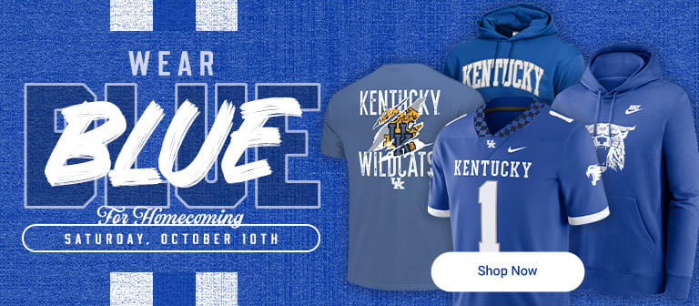 wear blue Saturday October 10th for homecoming | shop now