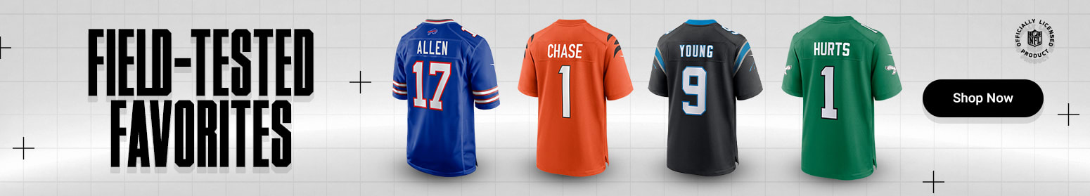 field tested favorites | shop NFL jerseys