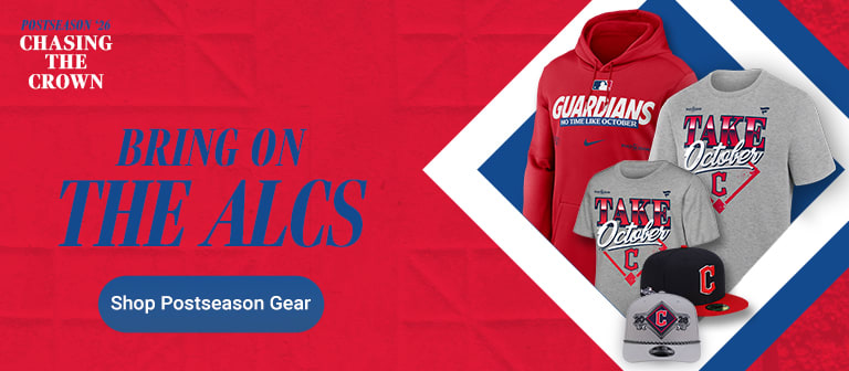 postseason '26 chasing the crown | bring on the ALCS | shop postseason gear