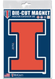 Main image for Illinois Fighting Illini Orange  3x5 Car Magnet