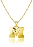 Main image for Logo Pendant Michigan Wolverines Womens Necklace - Gold
