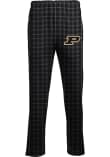 Main image for Mens Black Purdue Boilermakers Flannel Loungewear Sleep Pants