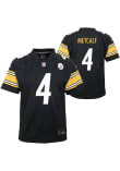 Pittsburgh Steelers DK Metcalf Youth Home Replica BLACK Nike