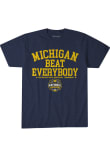 Main image for Michigan Wolverines Navy Blue BreakingT Beat Everybody National Champions Short Sleeve T Shirt