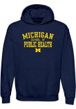 Main image for Mens Navy Blue Michigan Wolverines School of Public Health Hooded Sweatshirt