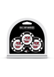 Main image for Maroon Massachusetts Minutemen Poker Chip 3 Pack Golf Ball Marker