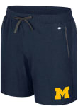 Main image for Mens Michigan Wolverines Navy Blue Colosseum Leto Shorts