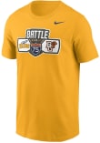 Main image for Toledo Rockets Gold Nike Football Battle of I-75 Football Rivalry Short Sleeve T Shirt