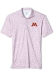 Main image for Mens Minnesota Golden Gophers Maroon Johnnie O Gridiron Short Sleeve Fashion Polo