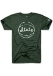 Main image for Michigan State Spartans Green The Mitten State Basketball State Short Sleeve Fashion T Shirt