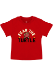 Main image for Infant Red Maryland Terrapins Team Chant Fear The Turtle Short Sleeve T-Shirt