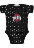 Main image for Baby Black Ohio State Buckeyes Heart Short Sleeve One Piece