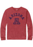 Main image for Mens Arizona Wildcats Red Heather League Victory Falls Long Sleeve Fashion T Shirt