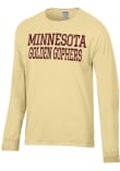 Main image for Mens Minnesota Golden Gophers Yellow ComfortWash Stacked Garment Dyed Tee